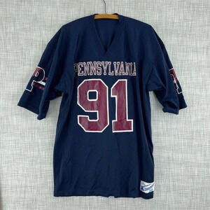 Vintage Champion Pennsylvania football jersey Mens XL *flaws* 0430
